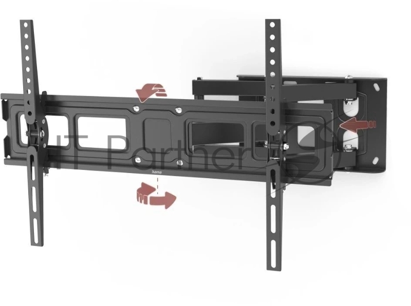 Кронштейн для телевизора Hama 00220831 черный 32-84 макс.50кг настенный поворотно-выдвижной и наклонный
