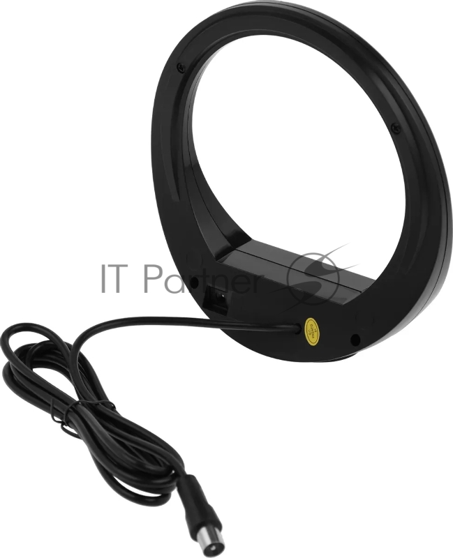 Антенна телевизионная Gal AR-458 32дБ активная черный каб.:1.4м