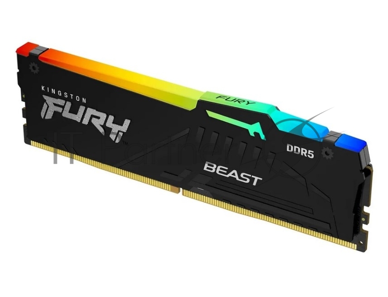 Оперативная память 16GB Kingston DDR5 6000 DIMM FURY Beast RGB EXPO Gaming Memory KF560C36BBEA-16 Non-ECC, CL36 , 1.35V, 1RX8 36-38-38 288-pin 16Gbit, RTL