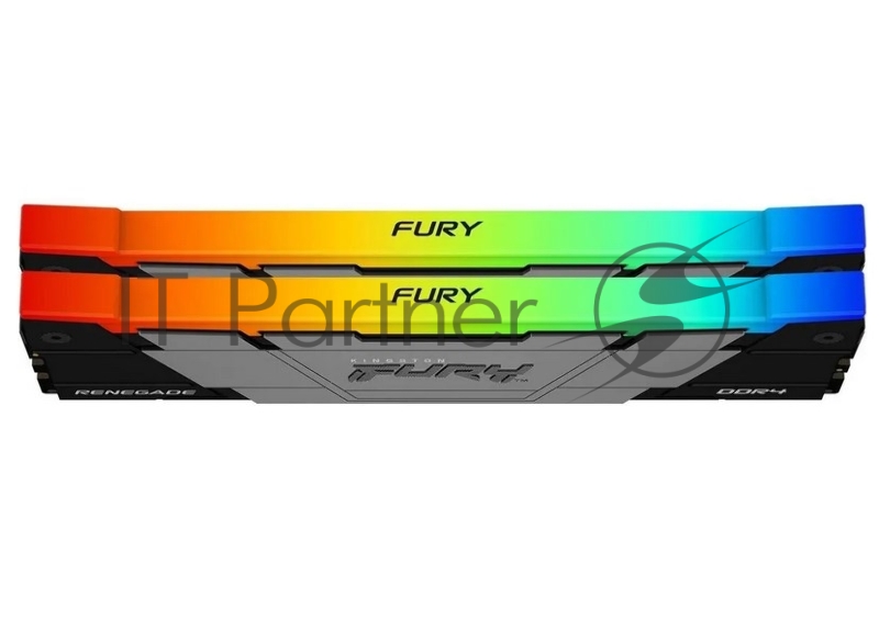Память Kingston DDR4 2x8GB 3600MHz KF436C16RB2AK2/16 Fury Renegade RGB RTL Gaming PC4-28800 CL16 DIMM 288-pin 1.35В kit dual rank с радиатором Ret