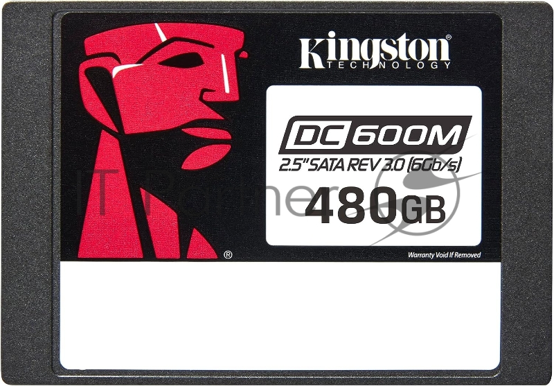 Накопитель Kingston Enterprise SSD 480GB DC600M 2.5 SATA 3 R560/W470MB/s 3D TLC MTBF 2M 94 000/41 000 IOPS 876TBW (Mixed-Use) 3 years