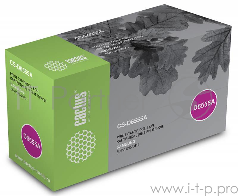 Тонер Картридж Cactus CS-D6555A черный для Samsung 6545/6555/ 6811 (25000стр.)
