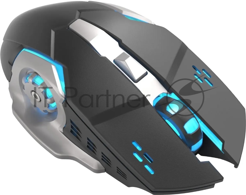 Мышь Оклик 770GW черный оптическая (3200dpi) беспроводная USB (6but)