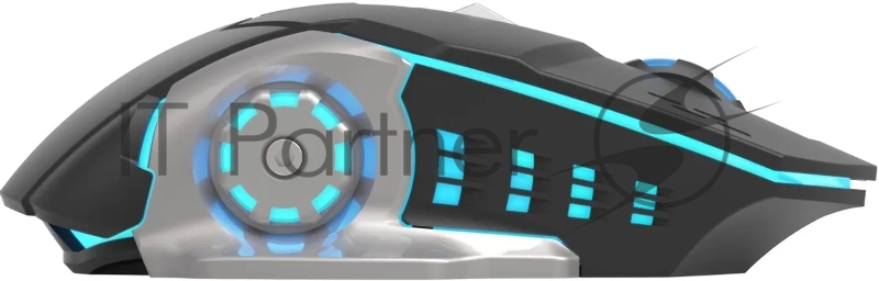 Мышь Оклик 770GW черный оптическая (3200dpi) беспроводная USB (6but)