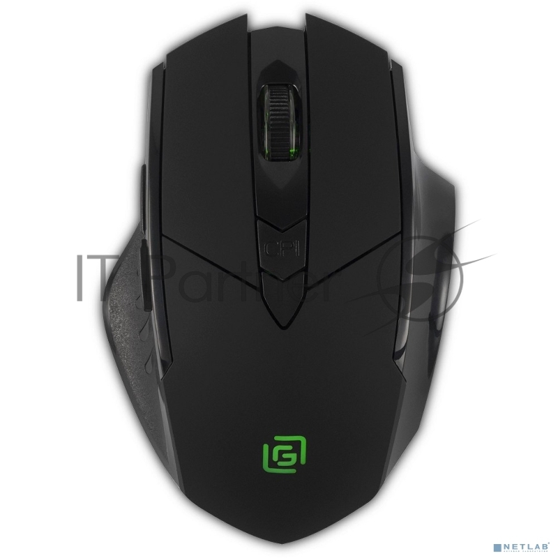 Мышь Оклик 780GW черный оптическая (3200dpi) беспроводная USB для ноутбука (6but)