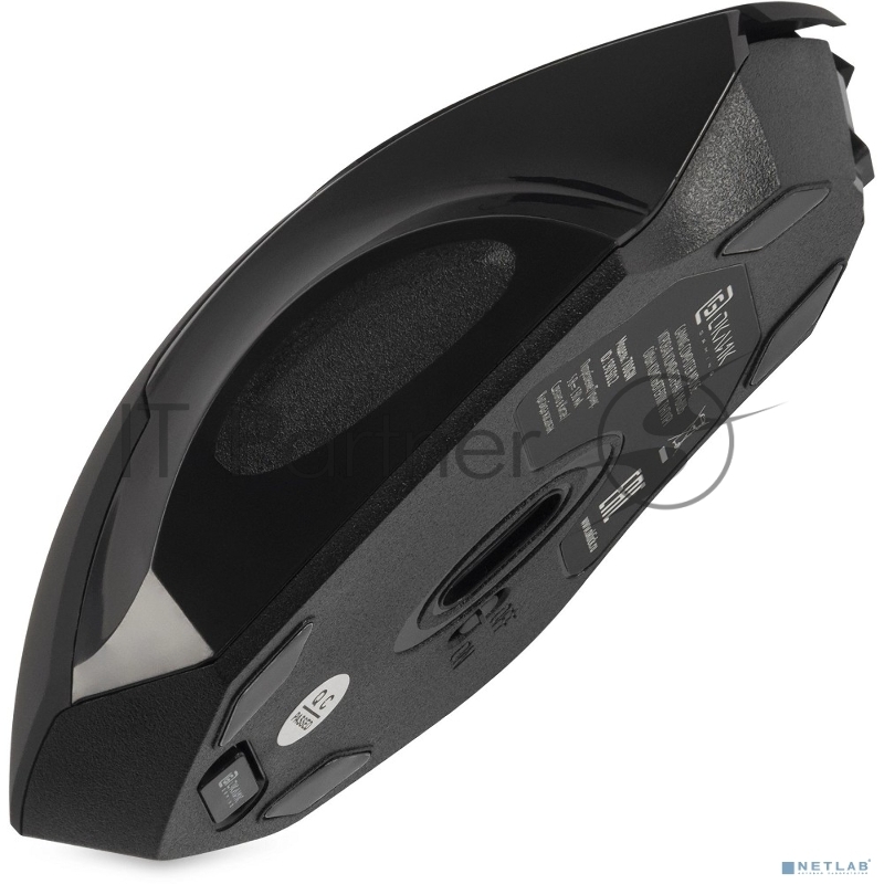 Мышь Оклик 780GW черный оптическая (3200dpi) беспроводная USB для ноутбука (6but)