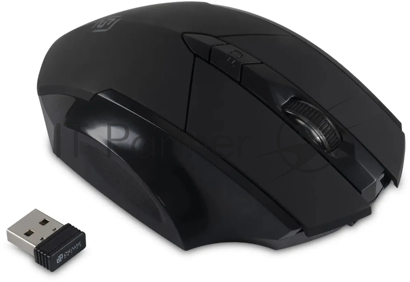 Мышь Оклик 780GW черный оптическая (3200dpi) беспроводная USB для ноутбука (6but)