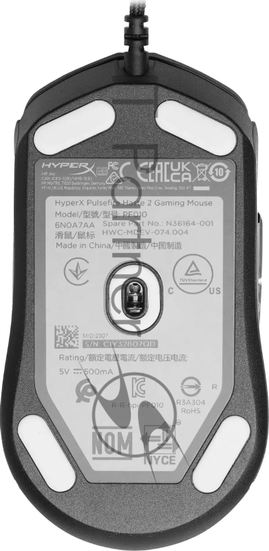 Мышь HyperX Haste 2 черный оптическая (26000dpi) беспроводная BT/Radio USB (5but)