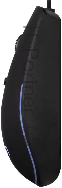 Мышь Оклик 100M черный оптическая (1600dpi) USB для ноутбука (4but)