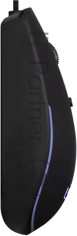 Мышь Оклик 100M черный оптическая (1600dpi) USB для ноутбука (4but)