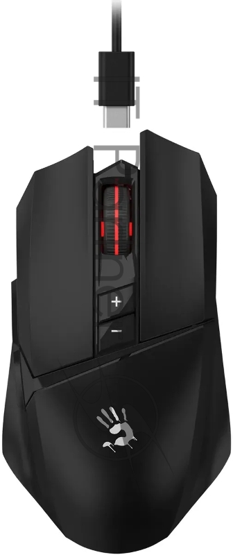 Мышь A4Tech Bloody R36 Ultra черный оптическая (12000dpi) беспроводная USB (7but)