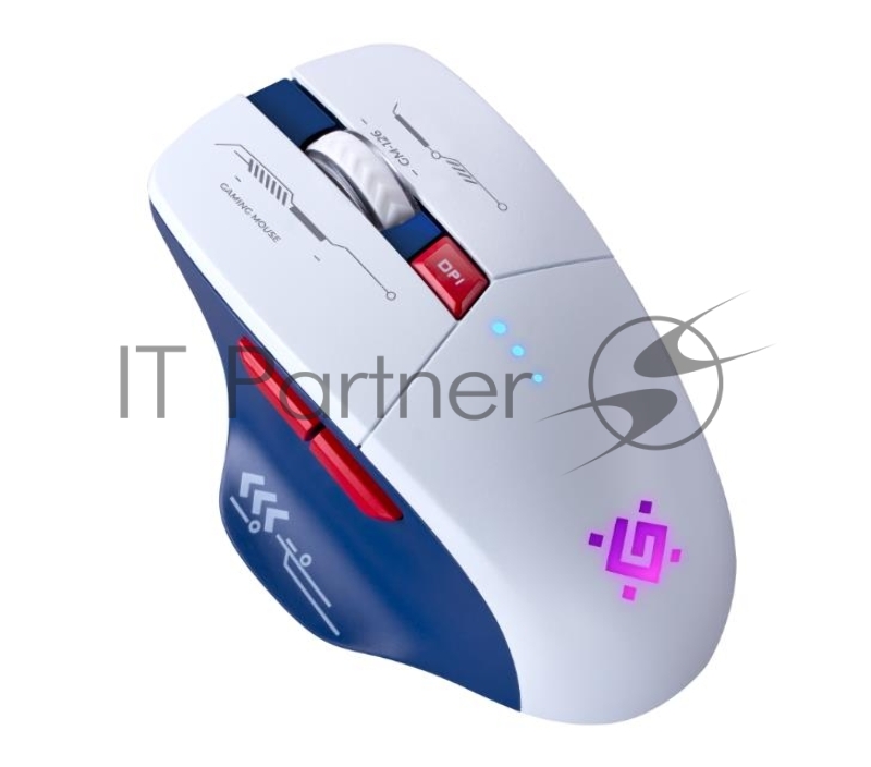 Мышка DEFENDER TISA GM-126 WHITE/BLUE 52126