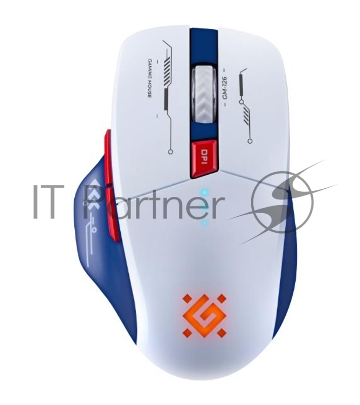 Мышка DEFENDER TISA GM-126 WHITE/BLUE 52126