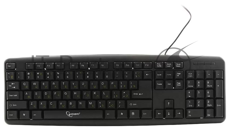 Клавиатура Gembird KB-8320U-BL черный {USB, 104 клавиши}