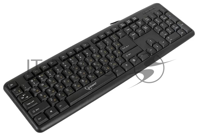 Клавиатура Gembird KB-8320U-BL черный {USB, 104 клавиши}