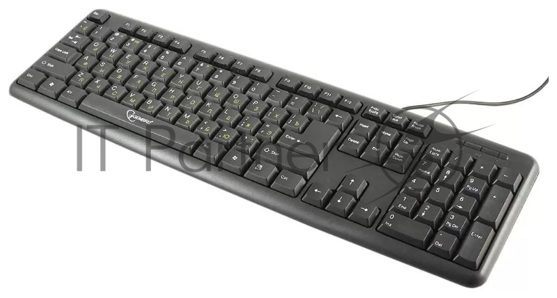 Клавиатура Gembird KB-8320U-BL черный {USB, 104 клавиши}