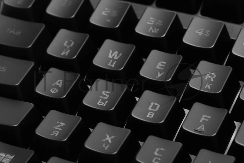 Клавиатура HyperX Alloy Core RGB черный USB Multimedia for gamer LED (4P4F5AA#ABA)