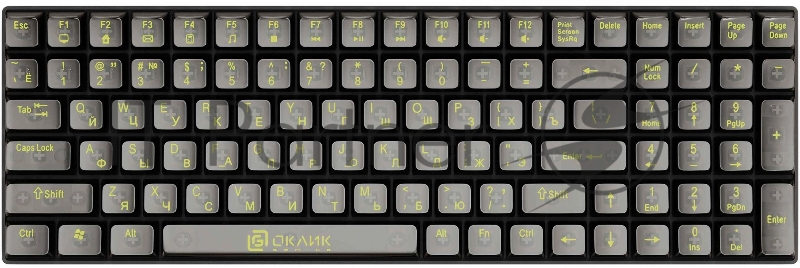 Клавиатура Оклик 915GK механическая черный USB for gamer (1790371)