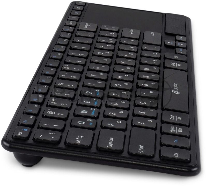 Клавиатура Оклик K614W черный USB беспроводная slim Multimedia Touch (1979327)