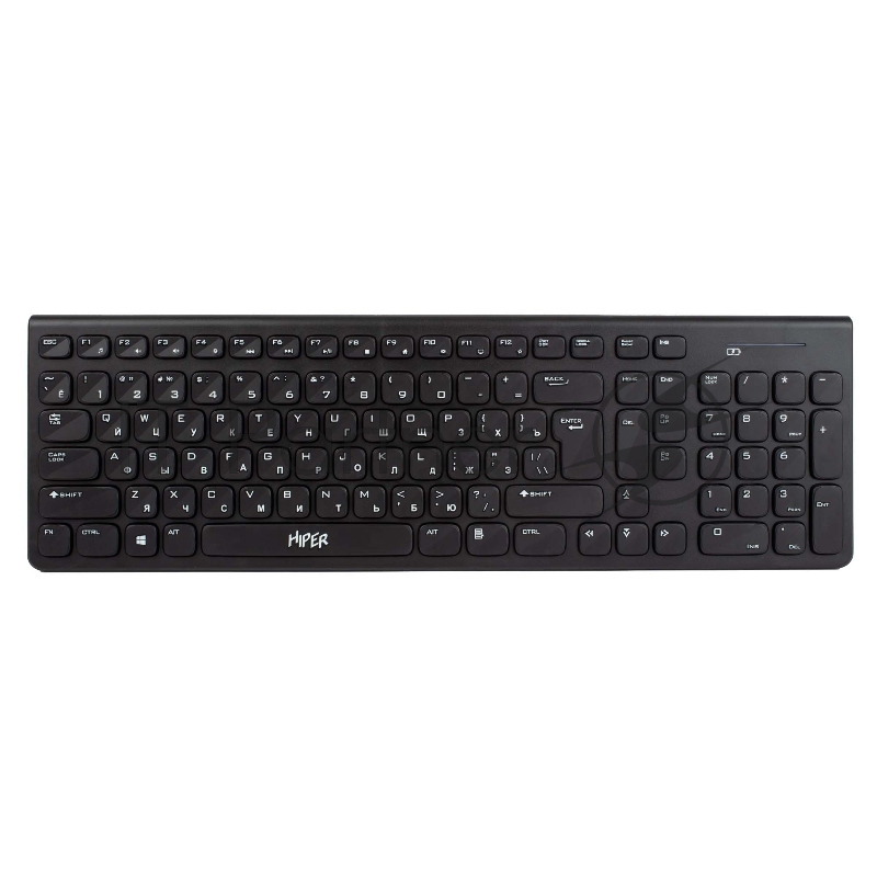 Беспроводная клавиатура HIPER WIRELESS KEYBOARD HOKW-111, black