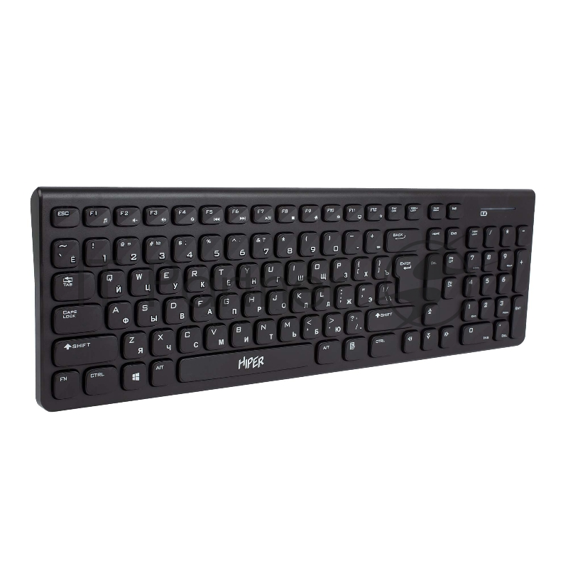 Беспроводная клавиатура HIPER WIRELESS KEYBOARD HOKW-111, black