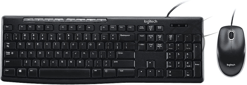 Комплект Logitech Desktop MK121 цвет черный, USB, RTL