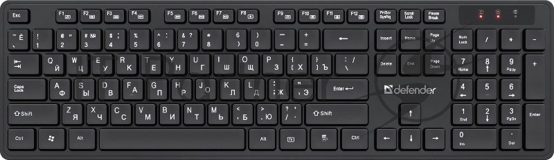 Клавиатура + мышка DEFENDER LIMA C-993 RU BLACK 45993