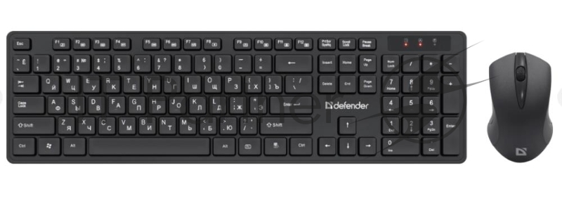 Клавиатура + мышка DEFENDER LIMA C-993 RU BLACK 45993