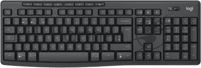 Клавиатура + мышь Logitech MK370 Combo for Business клав:черный мышь:черный/черный USB беспроводная Multimedia (920-012077)