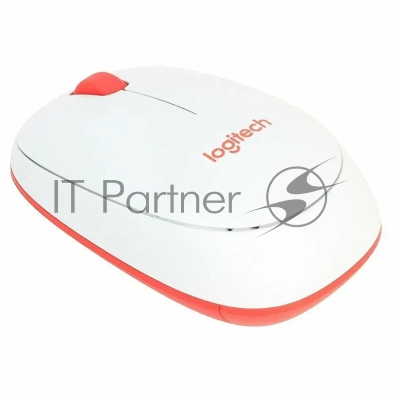 Комплект беспроводной клавиатура+мышь Logitech MK240 White/Red (920-008160)