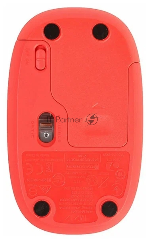 Комплект беспроводной клавиатура+мышь Logitech MK240 White/Red (920-008160)