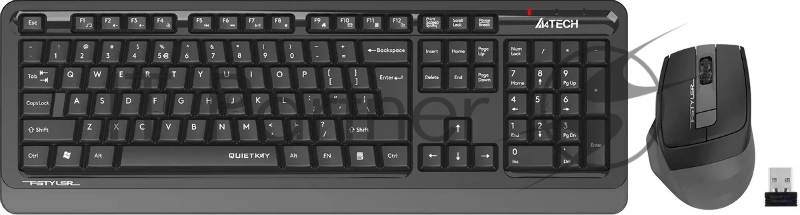 Клавиатура + мышь A4Tech Fstyler FGS1035Q клав:черный/серый мышь:черный/серый USB беспроводная Multimedia (FGS1035Q GREY)