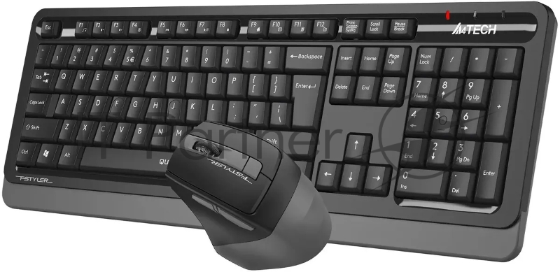 Клавиатура + мышь A4Tech Fstyler FGS1035Q клав:черный/серый мышь:черный/серый USB беспроводная Multimedia (FGS1035Q GREY)