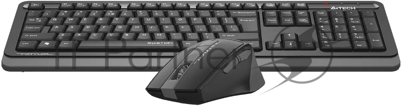 Клавиатура + мышь A4Tech Fstyler FGS1035Q клав:черный/серый мышь:черный/серый USB беспроводная Multimedia (FGS1035Q GREY)