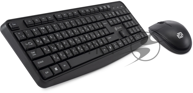 Клавиатура + мышь Оклик S603 клав:черный мышь:черный USB