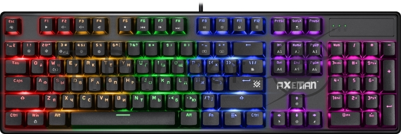 Клавиатура DEFENDER MECHANICAL AXEMAN GK-302 RU 45306
