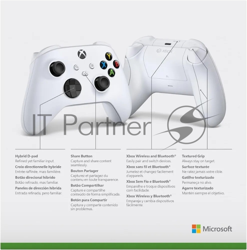 Геймпад Xbox White Wireless controller, 1914