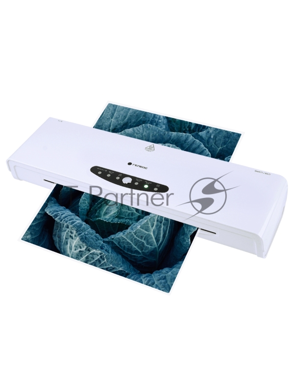 Ламинатор Heleos ЛМА34В белый/черный A3 (60-250мкм) 30см/мин (4вал.) хол.лам. лам.фото реверс