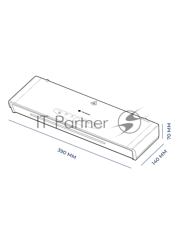 Ламинатор Heleos ЛМА44В белый/черный A4 (60-250мкм) 30см/мин (4вал.) хол.лам. лам.фото реверс