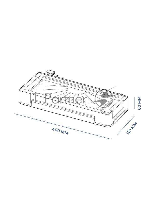 Ламинатор Heleos ЛМА4М белый/серый A4 (60-125мкм) 35см/мин (2вал.) хол.лам. лам.фото