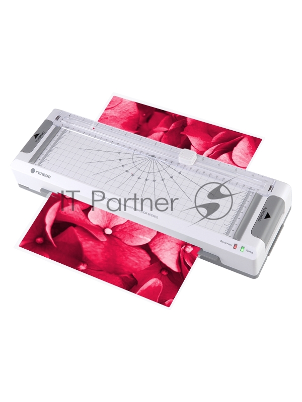 Ламинатор Heleos ЛМА4М белый/серый A4 (60-125мкм) 35см/мин (2вал.) хол.лам. лам.фото