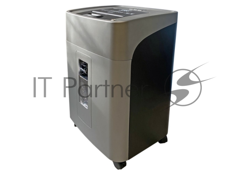 Шредер Office Kit SA300 (1,9х15) серый/черный с автоподачей (секр.P-5) фрагменты 300лист. 45лтр. скобы пл.карты