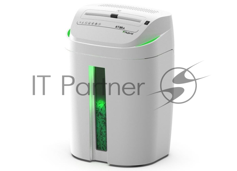 Шредер Kobra C4-Hybrid E/S серый (секр.P-4) перекрестный 15лист. 40лтр. скрепки скобы пл.карты CD