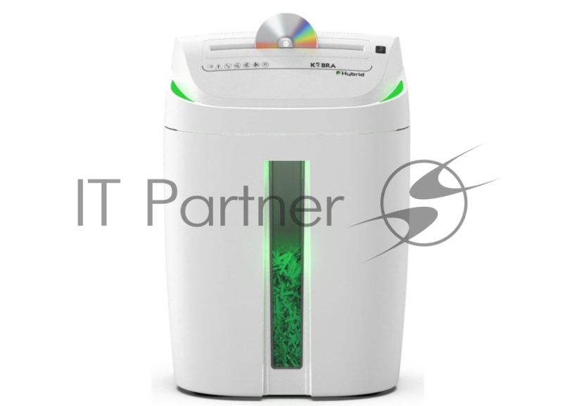 Шредер Kobra C4-Hybrid E/S серый (секр.P-4) перекрестный 15лист. 40лтр. скрепки скобы пл.карты CD