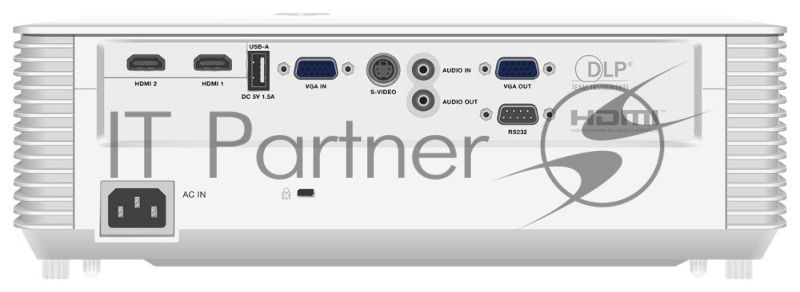 Проектор InFocus SP228 white (DLP, 1920x1080, 4000Lm, 1.47-1.62:1, 30000:1, VGA, 2xHDMI, S-Video, USB-A, RS-232) (SP228)