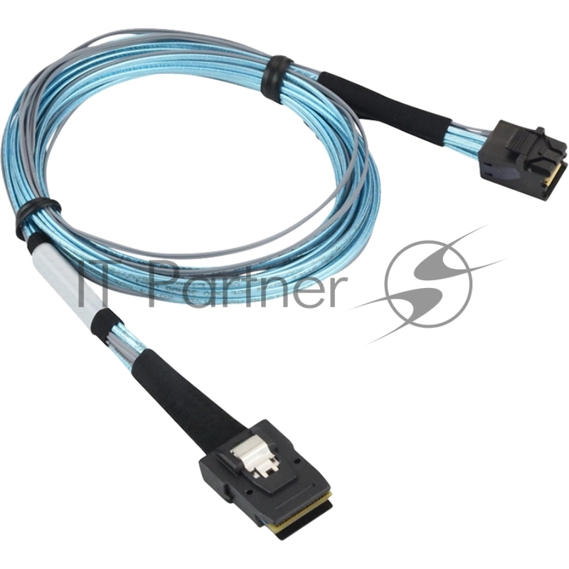 Кабель Gigabyte Cable SAS HD TO SLIMLINE SAS длина 0,8, синий