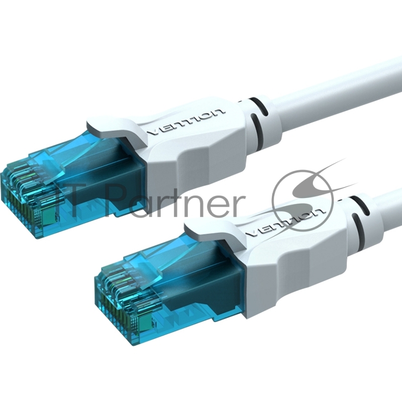 Патч-корд Vention прямой UTP cat.5е, RJ45 - 1м. Серый VAP-A10-S100