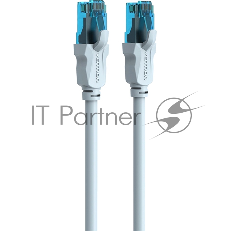 Патч-корд Vention прямой UTP cat.5е, RJ45 - 1м. Серый VAP-A10-S100