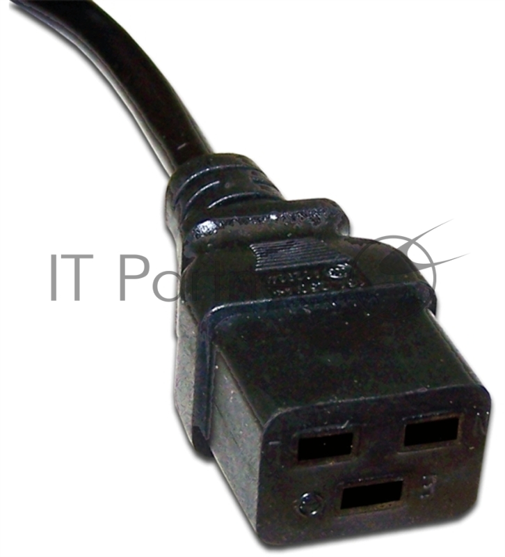 Шнур питания C19-C20, 3х1.5, 220В, 16А, черный, 2 метра