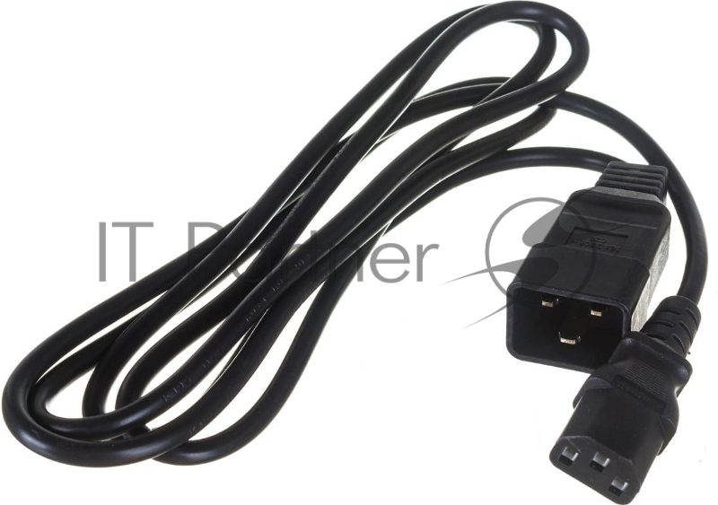 Шнур питания С13-C20, 3х0.75, 220В, 10А, черный, 2 метра